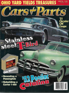 CARS & PARTS 1996 MAR - '31 CHRYSLER CM COUPE, 'STAINLESS T-BIRD, '52 CATALINA